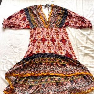 Boho Fall Dress, XL